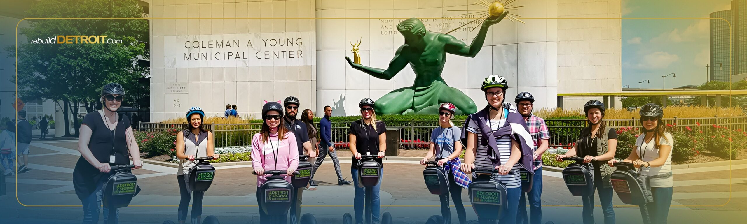 A multi-generational family sit around a fire pit outside their lake house, roasting marshmallows together in the evening.
