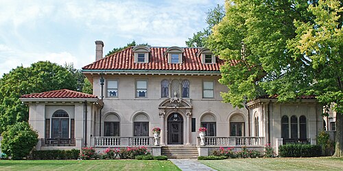 Boston-Edison Historic District, Berry Gordy House, in Detroit, Michigan